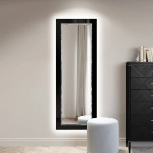 Lustro Bracelet SQ II czarne LED