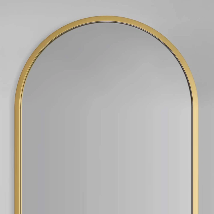 Lustro Ambient - ze złotą ramą- detal. GieraDesign