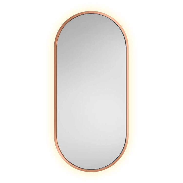 Lustro Ambient – miedziane podświetlane. GieraDesign