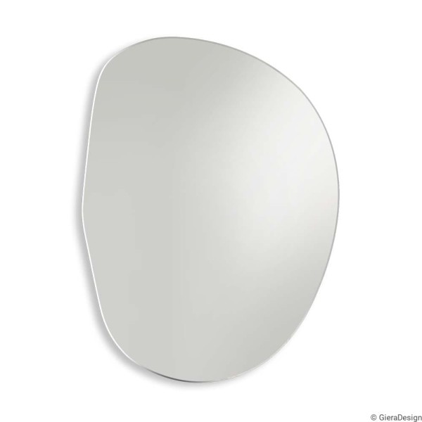 Lustro na ścianę nieregularne Plama no.2 - o organicznym kształcie. GieraDesign