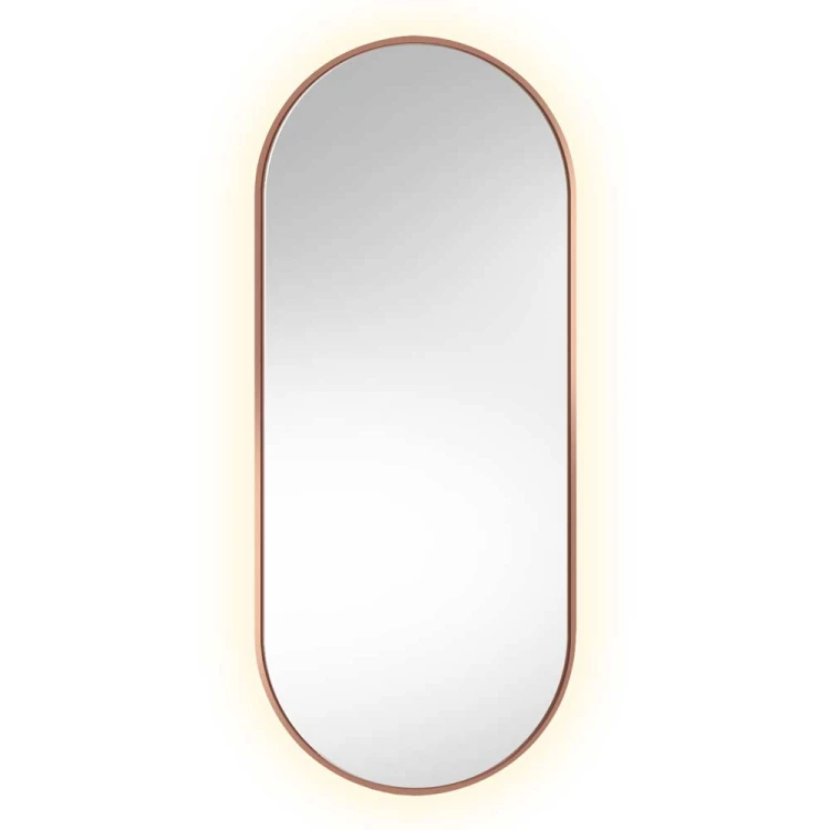 Lustro Ambient Slim - miedziane podświetlane GieraDesign