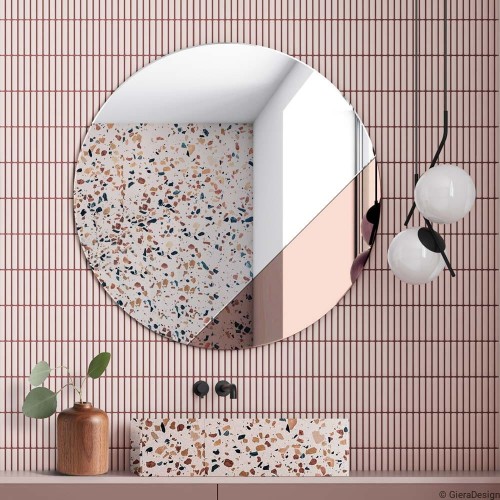Lustro Sunset – miedziane łazienkowe. GieraDesign