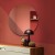 Nowoczesne lustro Sunset z brązową wstawką. GieraDesign