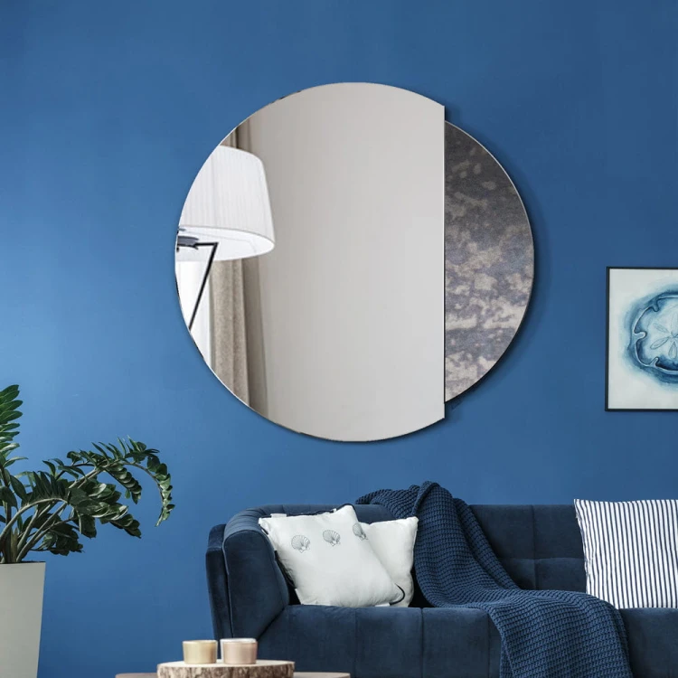 Lustro Eclipse  okrągłe antyczne dekoracyjne GieraDesign.