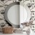 Lustro Lady -  grafitowe. GieraDesign