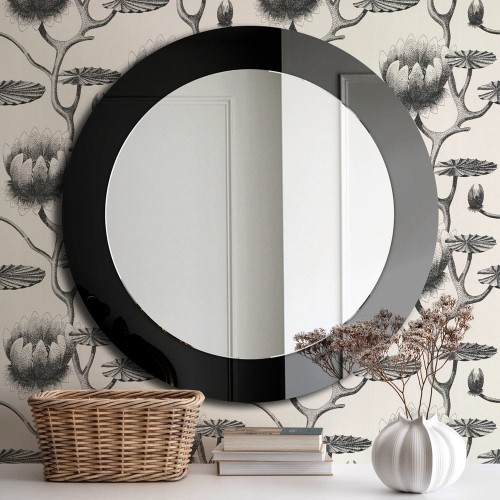 Lustro Lady - czarne, eleganckie do łazienki. GieraDesign