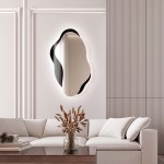 Lustro Libido - podświetlane czarne dekoracyjne 