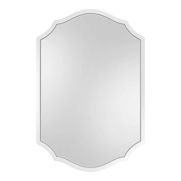 Lustro Grand Amis w białej ramie. GieraDesign