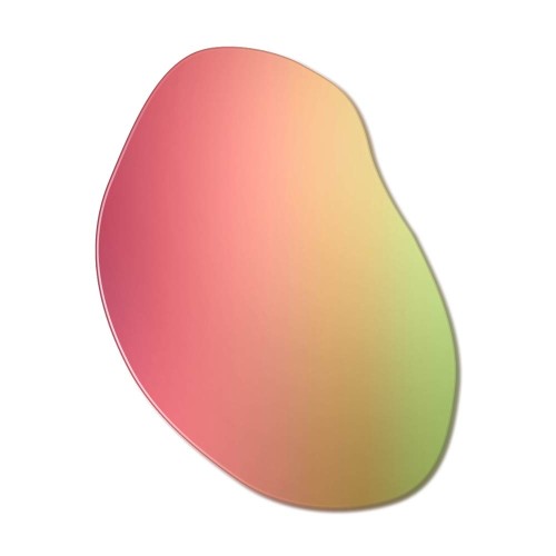 Lustro Plama no.3 Rainbow tęczowe organiczne. | GieraDesign