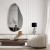 Lustro Plama no.1  nieregularne grafitowe. | GieraDesign