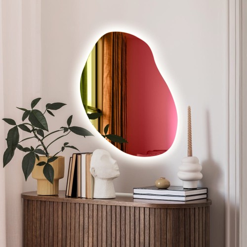 Lustro Plama no.3 Rainbow podświetlane nad komodę. | GieraDesign