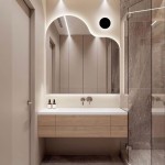 Lustro Sierra – prostokątne z falą podświetlane