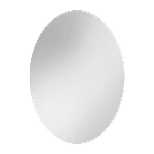 Lustro owalne 45x60 cm na białym tle. GieraDesign