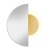 Lustro podświetlane Luna gold do salonu. GieraDesign