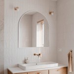 Lustro Portal – łukowe białe półowalne