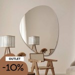 OUT100 - Lustro Fly nieregularne 80x107 cm 