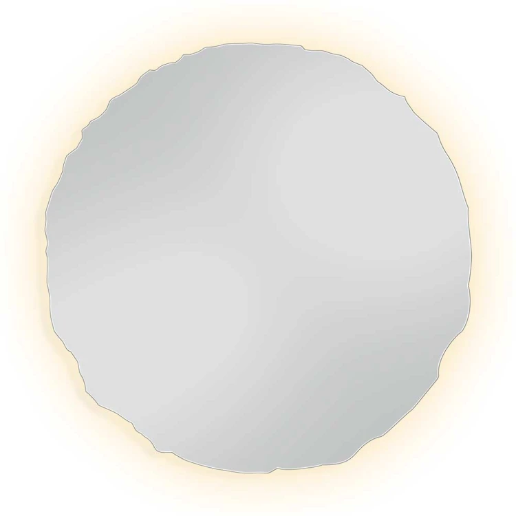 Lustro okrągłe z łupanymi krawędziami Era, GieraDesign