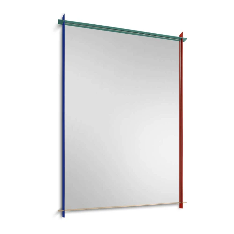 Lustro Monda Slim w kolorowej cienkiej ramie. GieraDesign