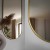 Lustro do korytarza Ambient Slim złote zbliżenie. GieraDesign