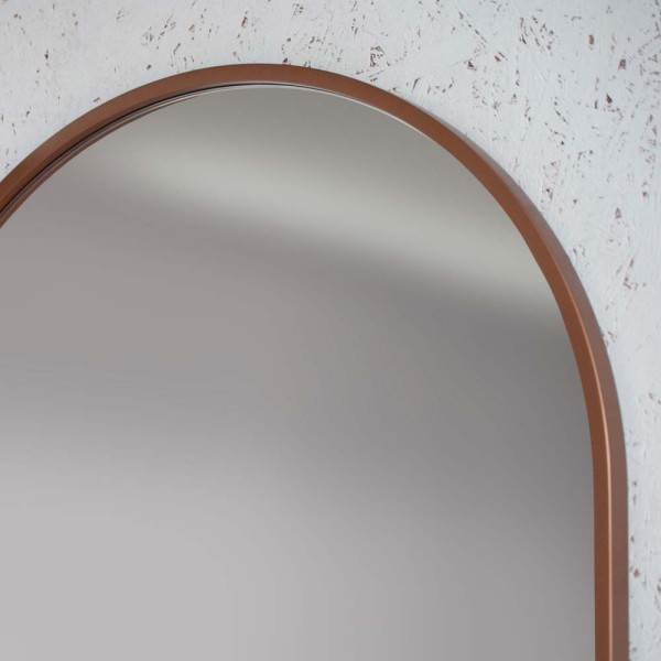 Lustro Ambient Slim - miedziane korytarzowe. GieraDesign