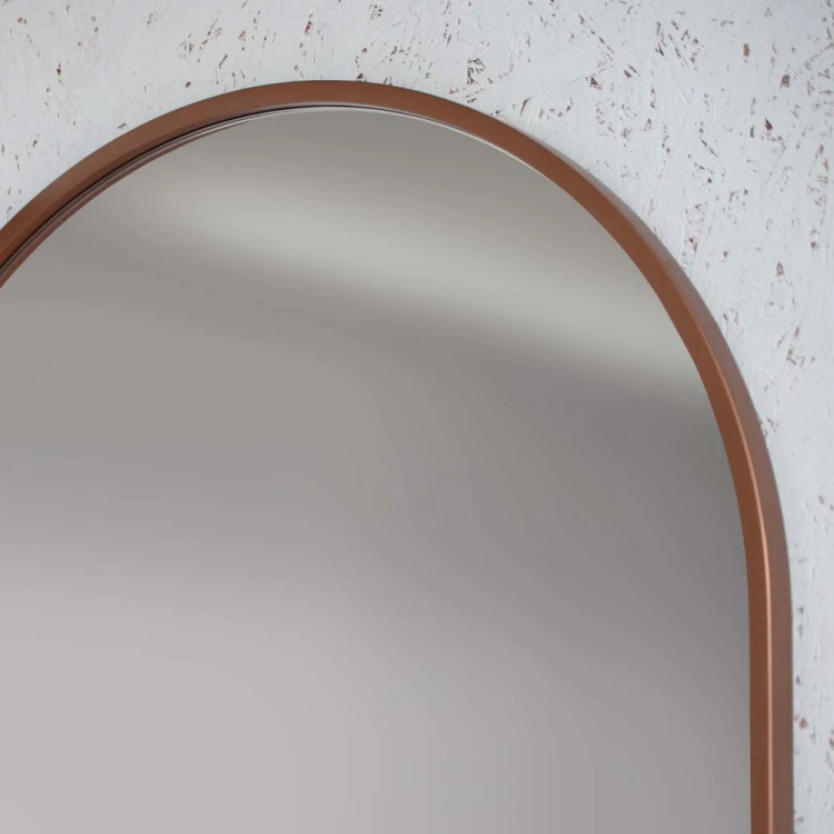 Lustro Ambient Slim - miedziane korytarzowe. GieraDesign