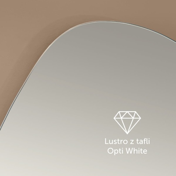 Lustro Roco Elong wykonane z tafli opti white