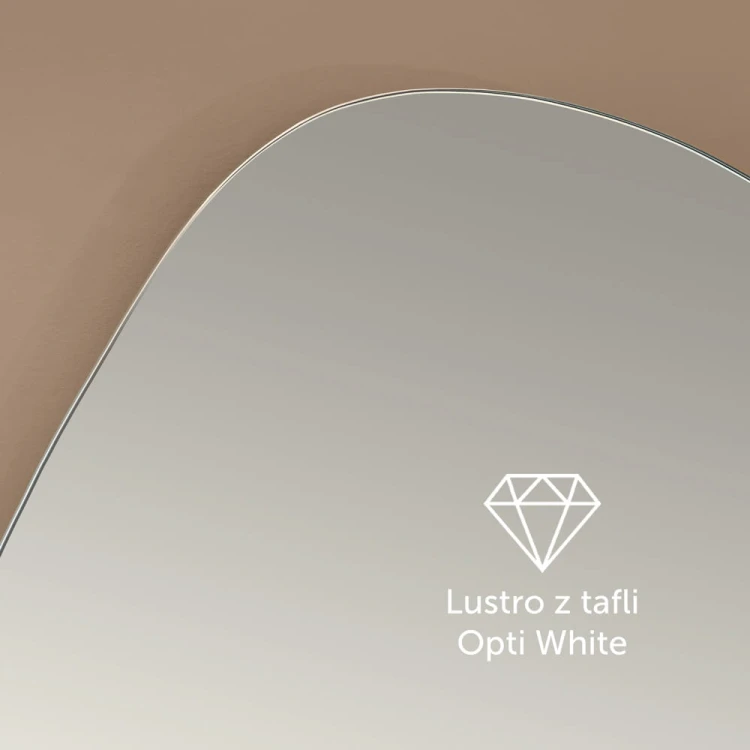 Lustro Roco Elong wykonane z tafli opti white