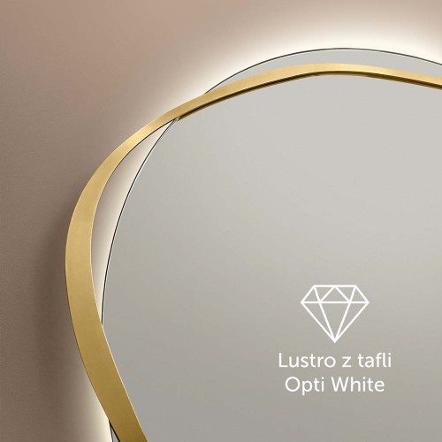 Lustra Banda jest wykonane z tafli Opti White