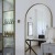 Postarzane lustro Portal Vintage w salonie, GieraDesign