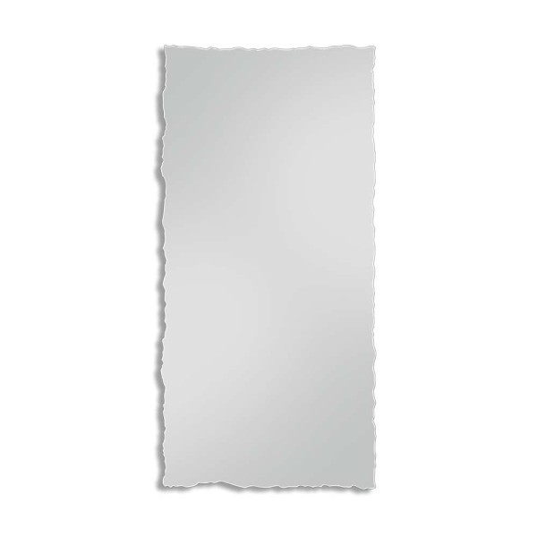 Lustro Era prostokątne z łupanymi krawędziami, Gieradesign