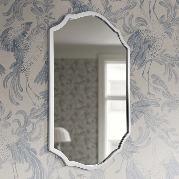 Lustro Grand Amis białe – szykowne łazienkowe vintage, GieraDesign.