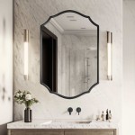 Lustro Grand Amis – łazienkowe retro czarne 