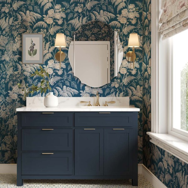 Lustro Grand Mille stylowe z fazą idealne do renesansowej łazienki. GieraDesign