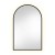 Lustro półowalne z łukiem u góry Portal czarne na białym tle, GieraDesign