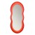 Lustro Pulso Duo Red podłużne. GieraDesign