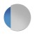 Lustro nieieskie Eclipse, okrągłe nowoczesne do łazienki od GieraDesign.