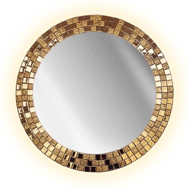 Lustro Aurea Gold podświetlane. GieraDesign