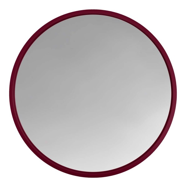 Lustro Scandi w ramie w kolorze burgund, GieraDesign.