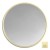 Lustro okrągłe Scandi w ramie RAL Butter Yellow NCS 0515-Y, GieraDesign.