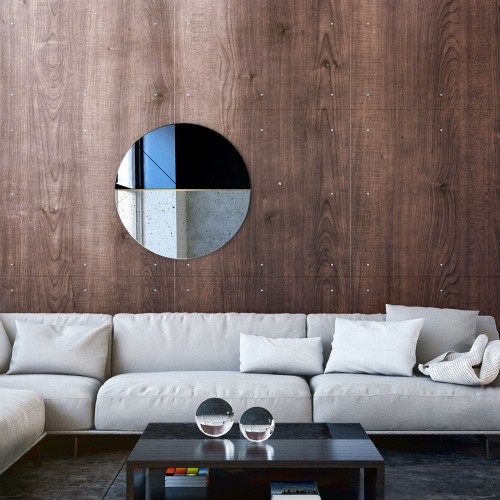 Lustro Demi Vintage - czarne. GieraDesign