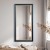 Lustro w granatowej drewnianej ramie "Ocean". GieraDesign