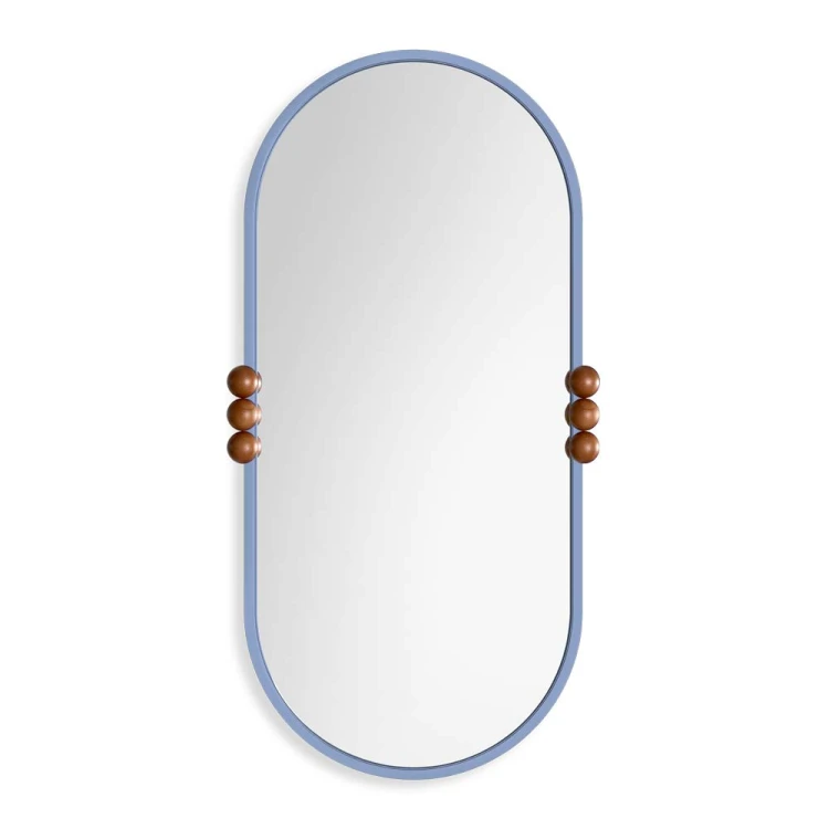 Lustro z kulkami owalne Beads. GieraDesign