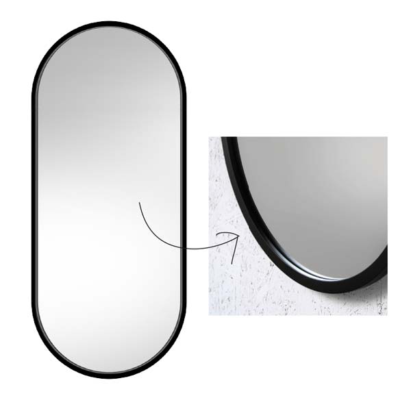 Lustro Ambient w ramie 20 mm szerokości