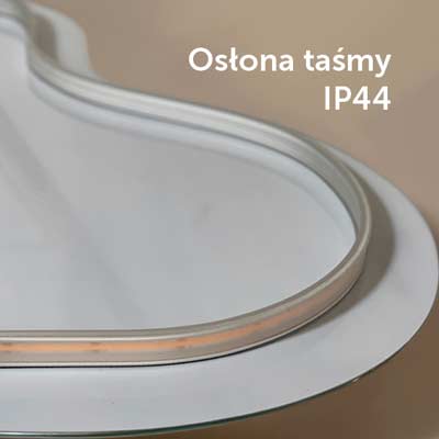 Taśma led zamknięta w profilu aluminiowym. GieraDesign