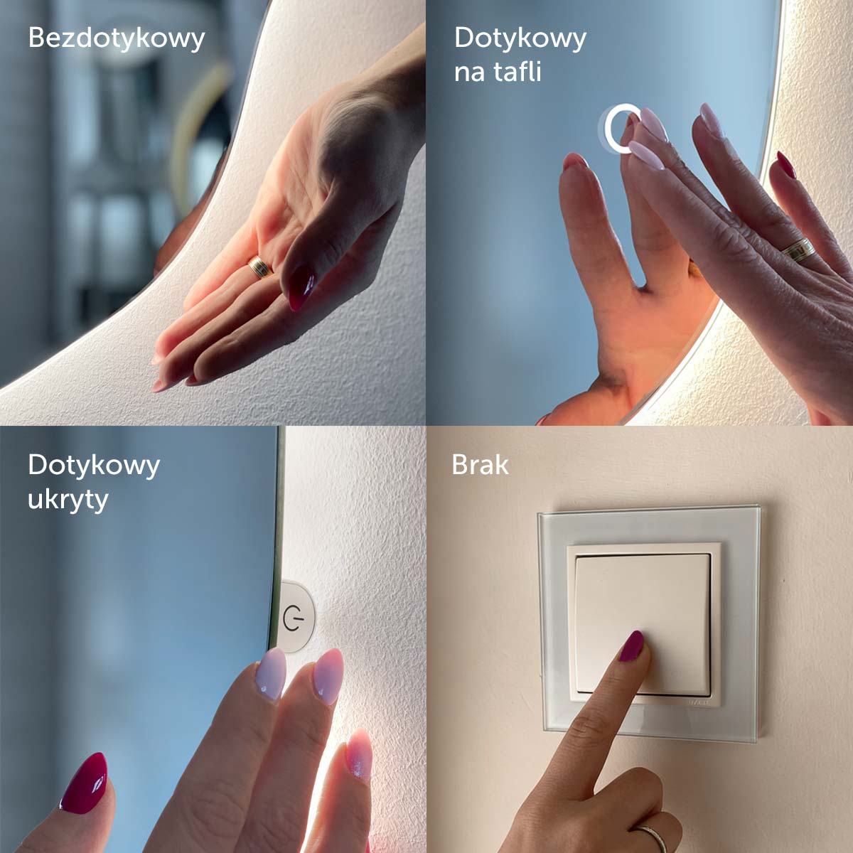 Rodzaje włączników LED